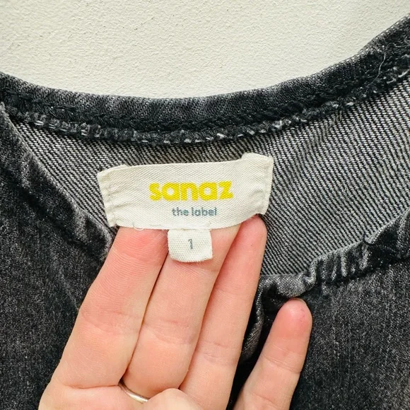 Jessie denim charcoal overalls - Sanaz - Picture 6 of 7